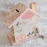Tirelire oiseau et arc en ciel en bois pour enfant a personnaliser