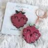 Porte clé bois en forme de fruit Kawaii