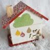 Tirelire personnalisée kangourou décor savane et arc en ciel pour enfant ou cadeau de naissance