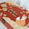 Boite à souvenirs de naissance personnalisée décoration renarde boheme