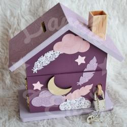 Tirelire attrape reves et nuages pour enfant à personnaliser