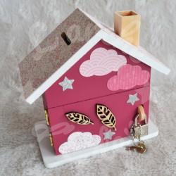Tirelire attrape reves et nuages pour enfant à personnaliser