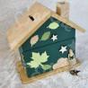 Tirelire renard et feuillage d automne pour enfant a personnaliser