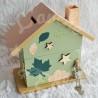 Tirelire renard et feuillage d automne pour enfant a personnaliser
