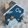 Tirelire baleine et corail en bois pour enfant a personnaliser