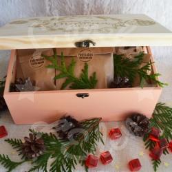 Calendrier de l'avent en bois personnalisable avec 24 surprises artisanales et personnalisées