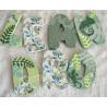 Prénom en bois pour décoration de chambre d'enfant ou cadeau de naissance sur le thème de la jungle