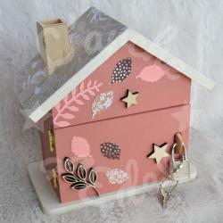 Tirelire biche ou faon personnalisée pour enfant ou cadeau de naissance