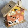 Tirelire renard personnalisée pour enfant ou cadeau de naissance
