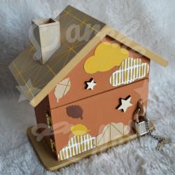 Tirelire renard personnalisée pour enfant ou cadeau de naissance